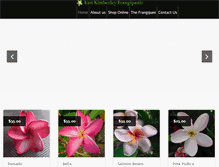 Tablet Screenshot of ekfrangipanis.com.au